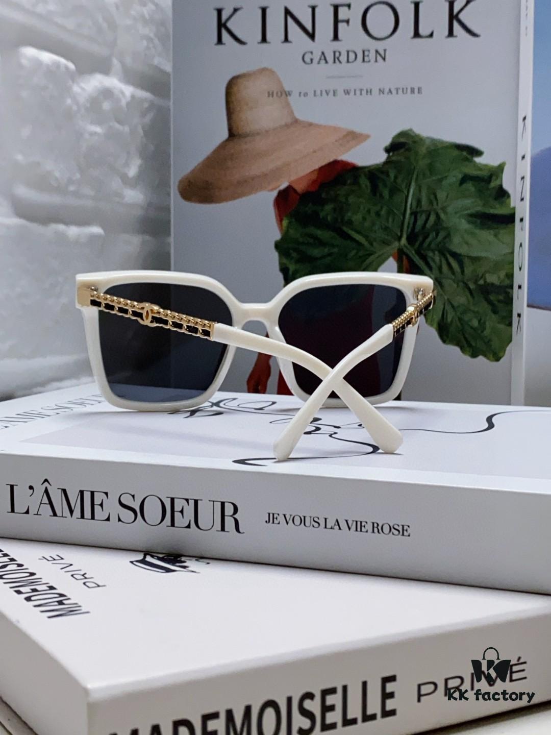 6931f7ef3a89a121ed54943b CHANEL 2025 New Arrival Trendy Fashion Square Frame Sunglasses Comfortable Fit Influencer Style Women's HD Thick Polarized Sunglasses