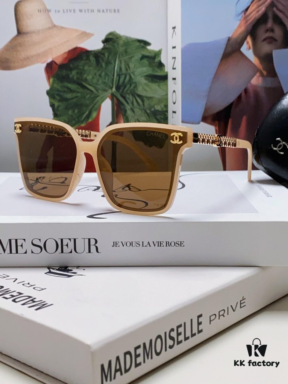 6931f7ef3a89a121ed549443 CHANEL 2025 New Arrival Trendy Fashion Square Frame Sunglasses Comfortable Fit Influencer Style Women's HD Thick Polarized Sunglasses