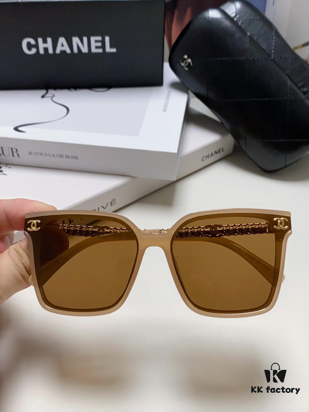 6931f7ef3a89a121ed549446 CHANEL 2025 New Arrival Trendy Fashion Square Frame Sunglasses Comfortable Fit Influencer Style Women's HD Thick Polarized Sunglasses