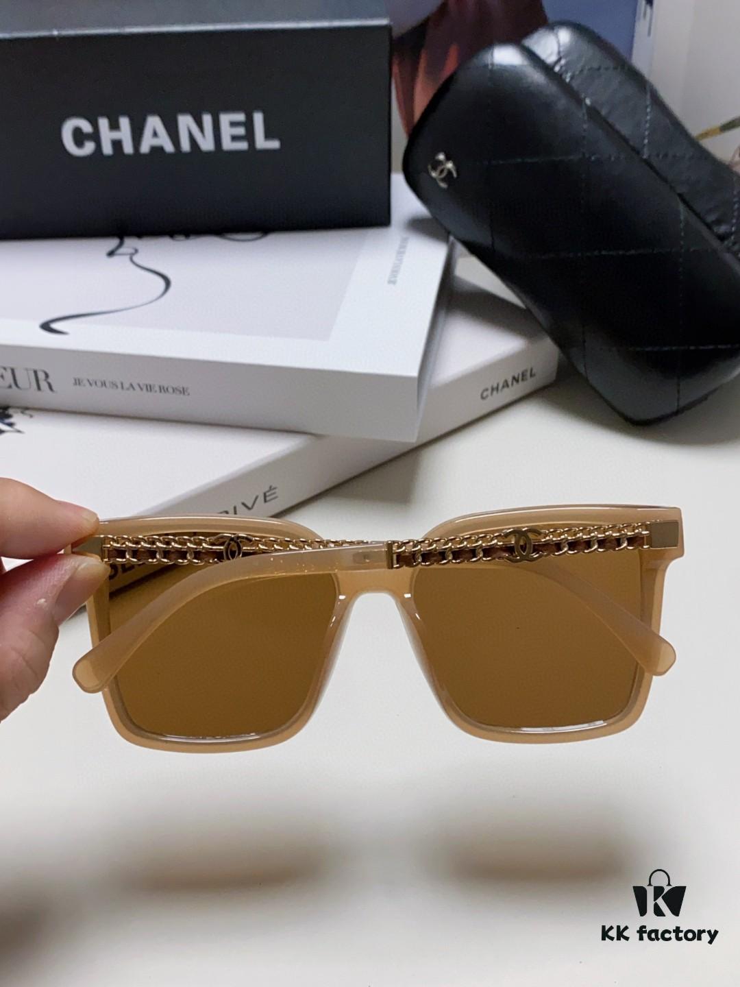 6931f7ef3a89a121ed549447 CHANEL 2025 New Arrival Trendy Fashion Square Frame Sunglasses Comfortable Fit Influencer Style Women's HD Thick Polarized Sunglasses