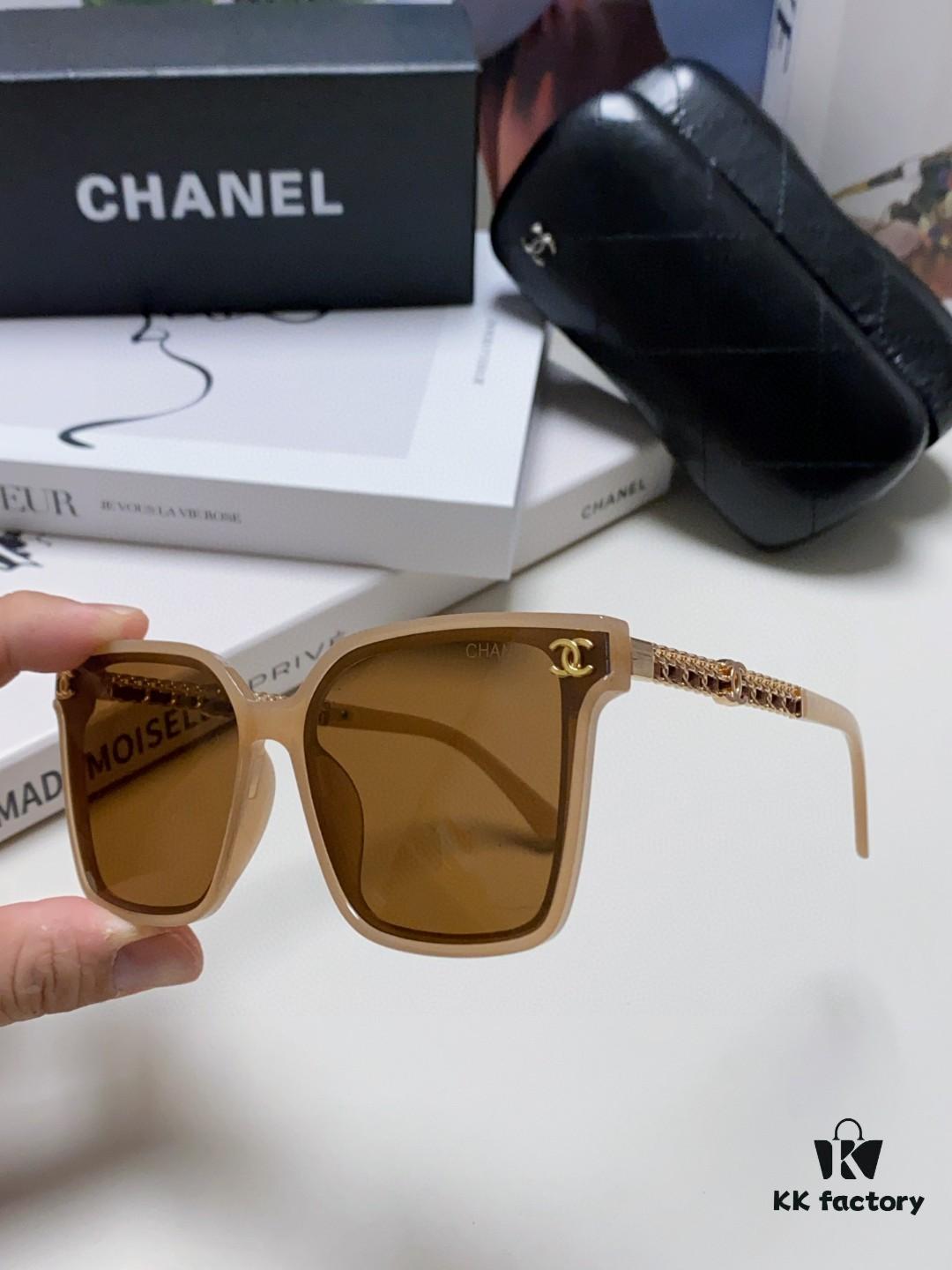 6931f7f03a89a121ed549448 CHANEL 2025 New Arrival Trendy Fashion Square Frame Sunglasses Comfortable Fit Influencer Style Women's HD Thick Polarized Sunglasses