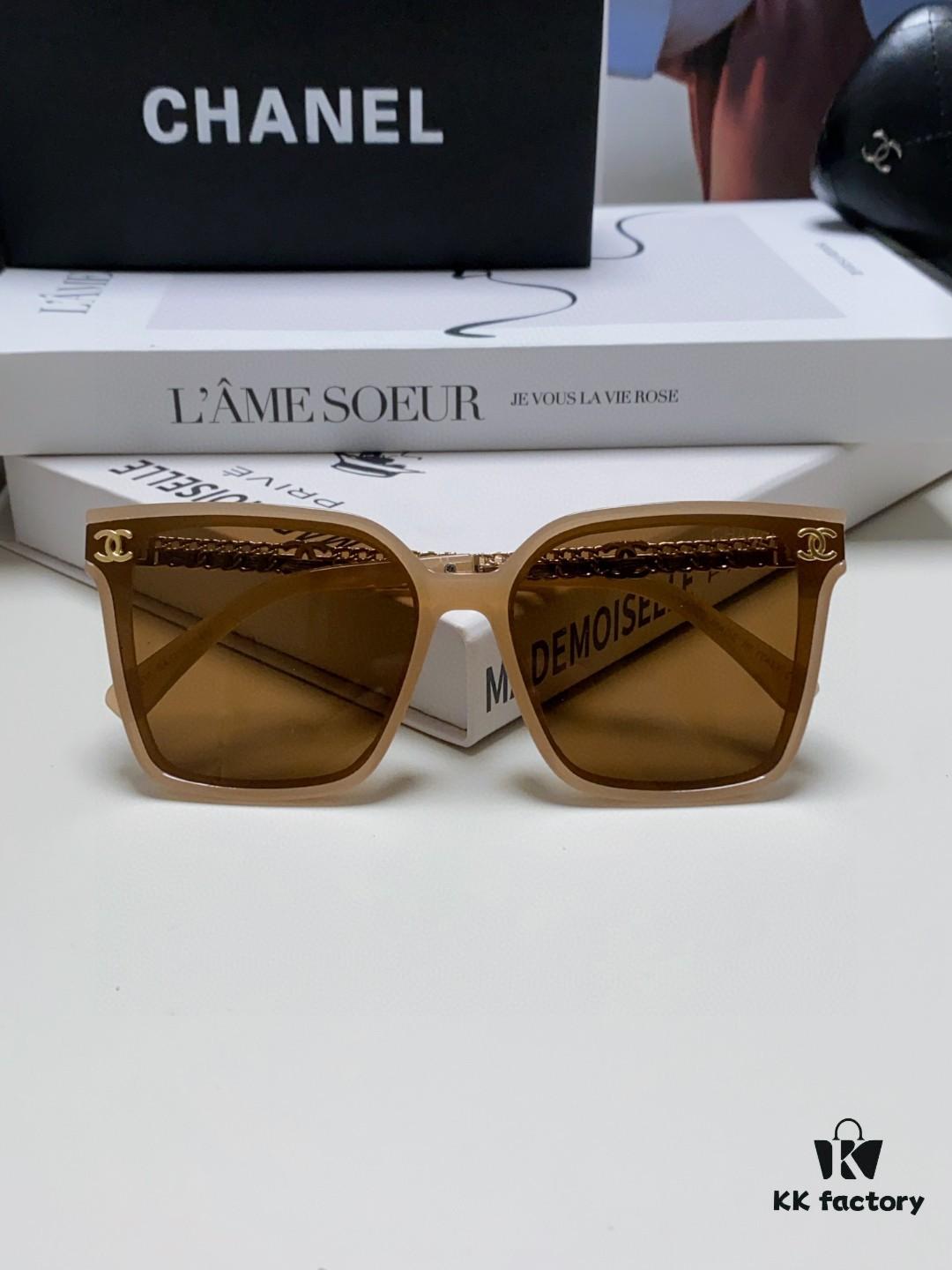 6931f7f03a89a121ed549449 CHANEL 2025 New Arrival Trendy Fashion Square Frame Sunglasses Comfortable Fit Influencer Style Women's HD Thick Polarized Sunglasses