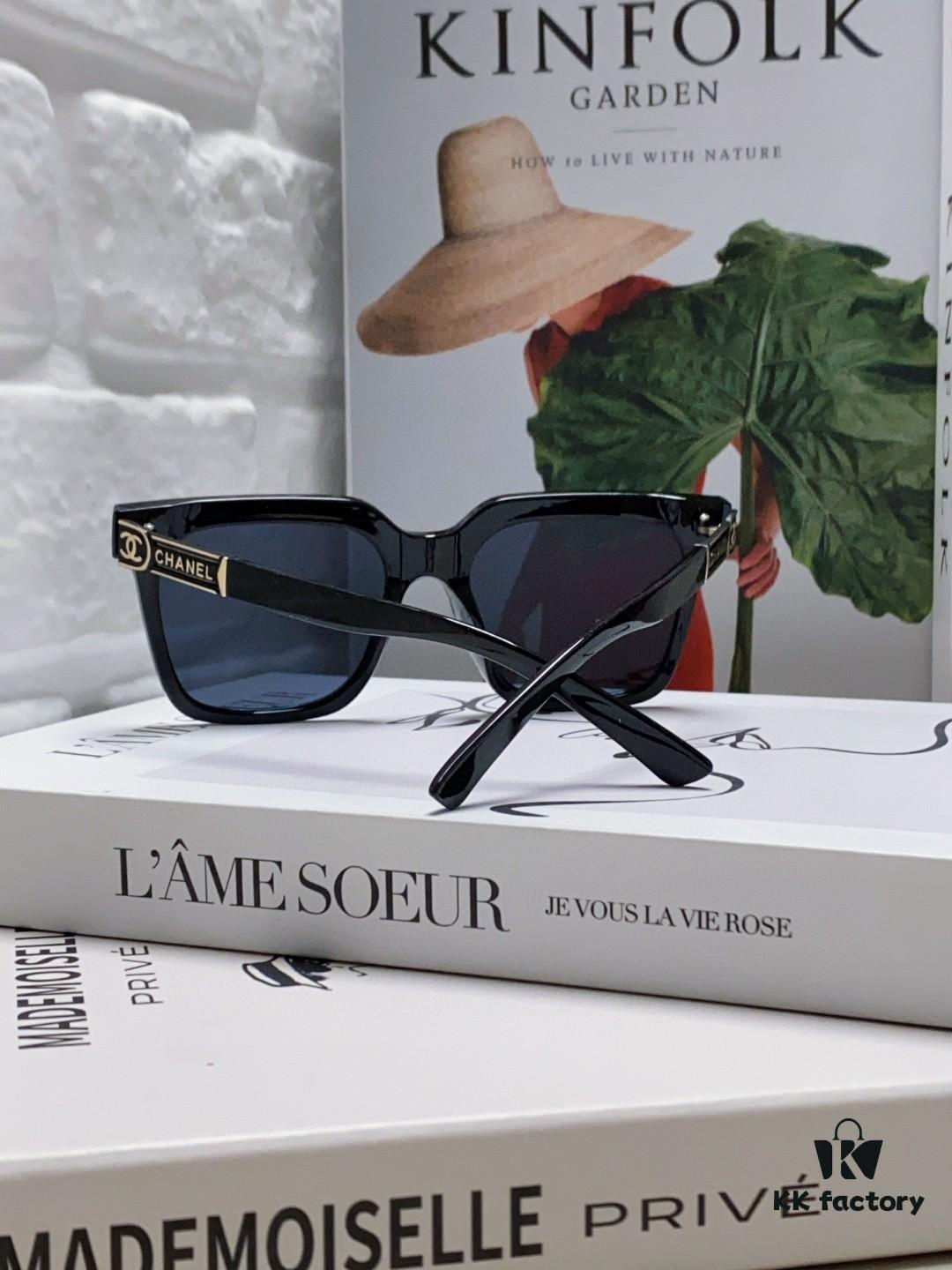 6931f7f23a89a121ed54946d Chanel 2025 New Arrival Best-Selling Square Frame Women's Sunglasses UV Protection Sun Glasses Fashionable Retro European American Style Influencer Favorite Shades