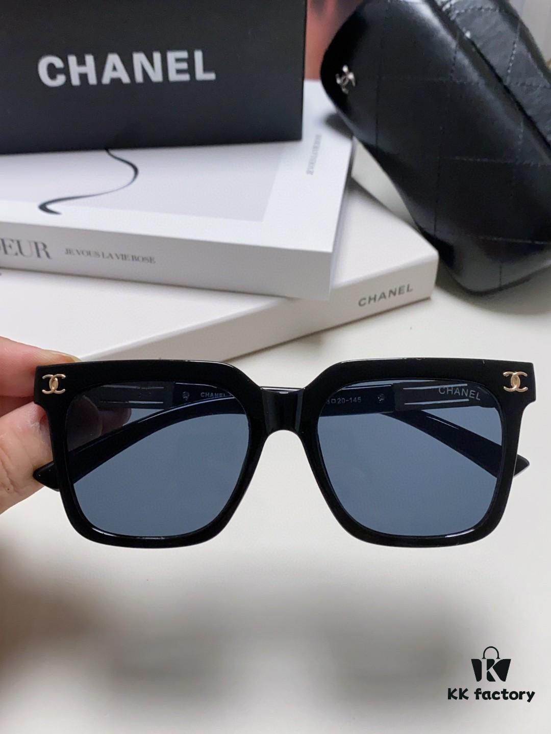 6931f7f23a89a121ed54946e Chanel 2025 New Arrival Best-Selling Square Frame Women's Sunglasses UV Protection Sun Glasses Fashionable Retro European American Style Influencer Favorite Shades