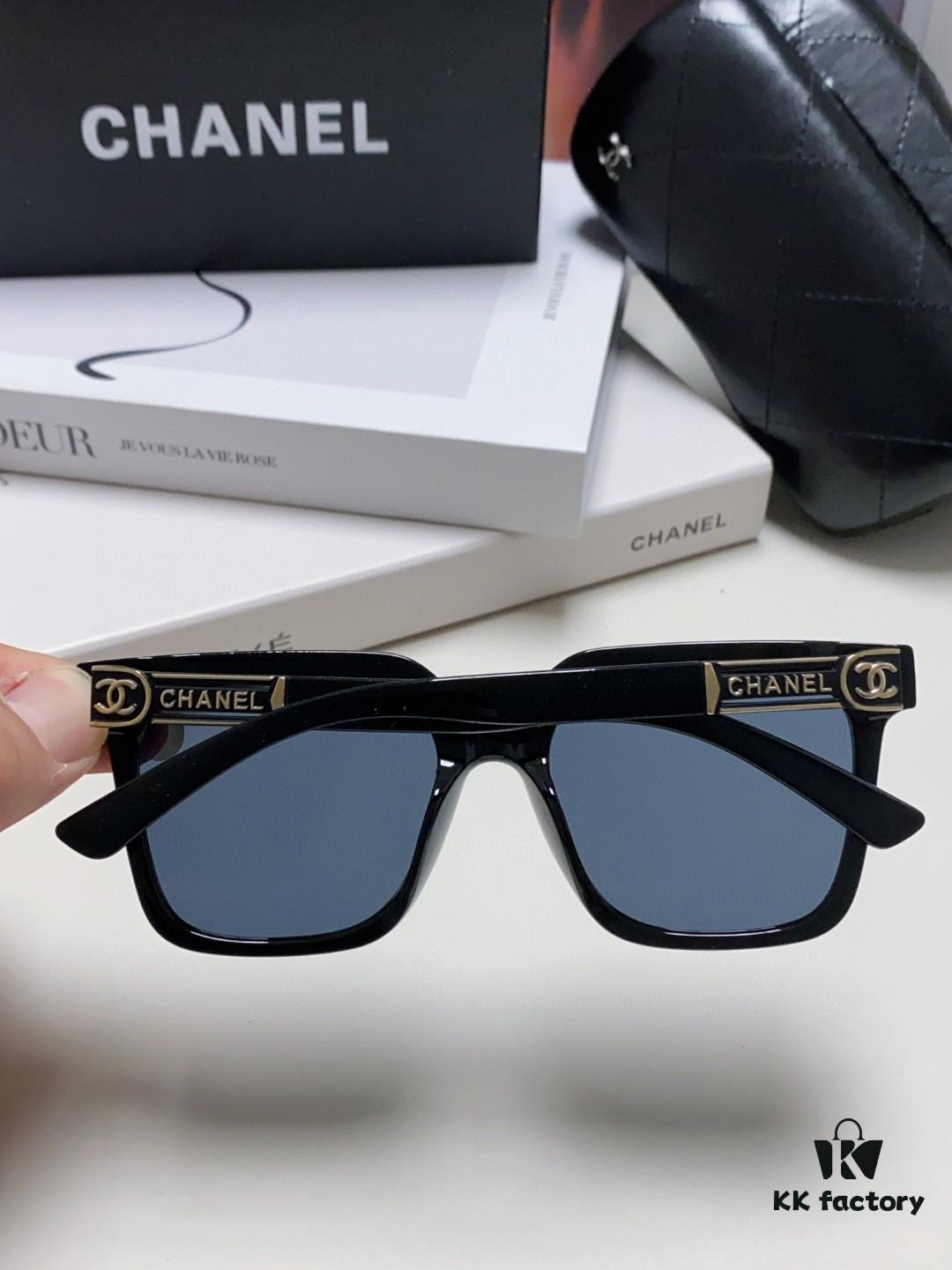 6931f7f23a89a121ed54946f Chanel 2025 New Arrival Best-Selling Square Frame Women's Sunglasses UV Protection Sun Glasses Fashionable Retro European American Style Influencer Favorite Shades