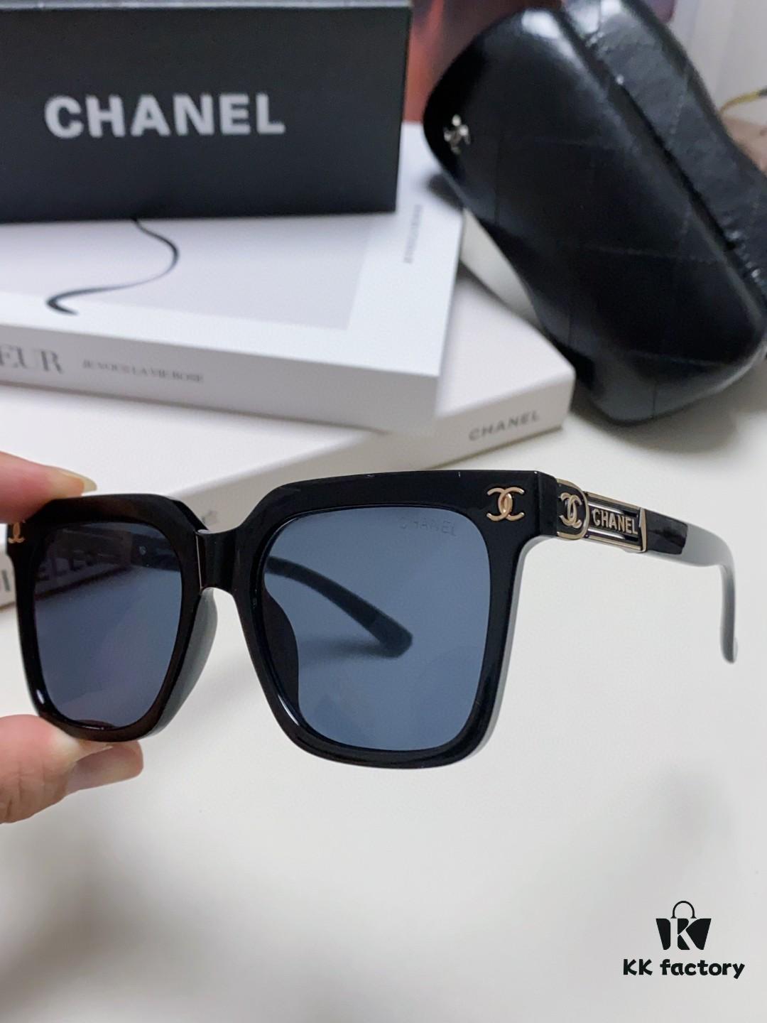 6931f7f23a89a121ed549470 Chanel 2025 New Arrival Best-Selling Square Frame Women's Sunglasses UV Protection Sun Glasses Fashionable Retro European American Style Influencer Favorite Shades