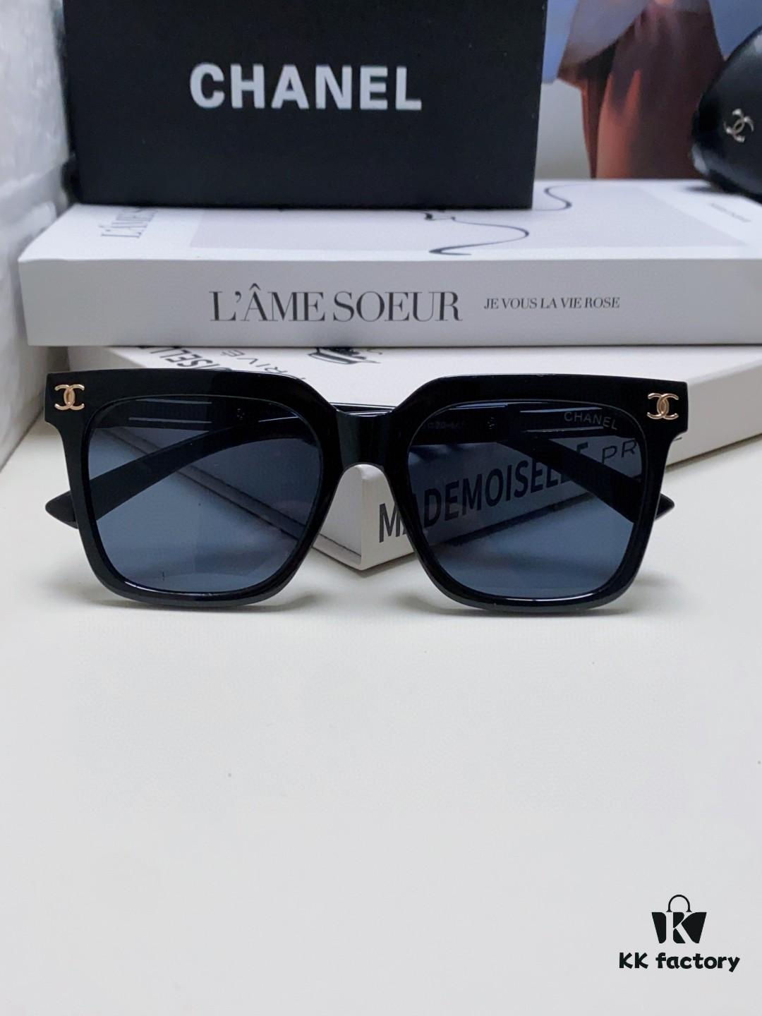 6931f7f23a89a121ed549471 Chanel 2025 New Arrival Best-Selling Square Frame Women's Sunglasses UV Protection Sun Glasses Fashionable Retro European American Style Influencer Favorite Shades