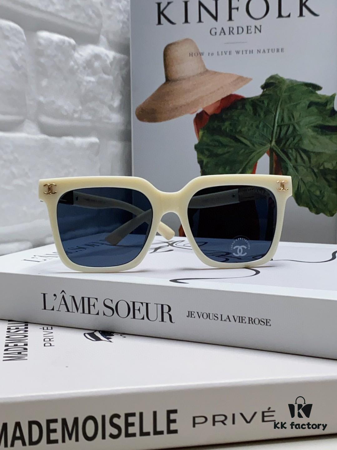 6931f7f33a89a121ed549480 Chanel 2025 New Best-Selling Square Frame Women's Sunglasses UV Protection Sun Glasses Fashionable Retro European & American Style Influencer Favorite Shades