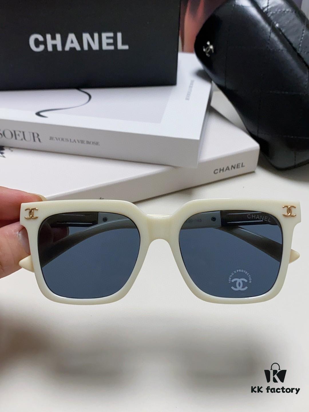 6931f7f43a89a121ed549482 Chanel 2025 New Best-Selling Square Frame Women's Sunglasses UV Protection Sun Glasses Fashionable Retro European & American Style Influencer Favorite Shades