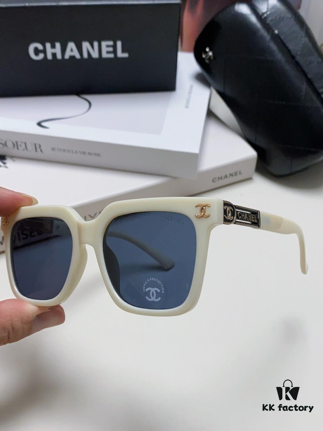 6931f7f43a89a121ed549484 Chanel 2025 New Best-Selling Square Frame Women's Sunglasses UV Protection Sun Glasses Fashionable Retro European & American Style Influencer Favorite Shades