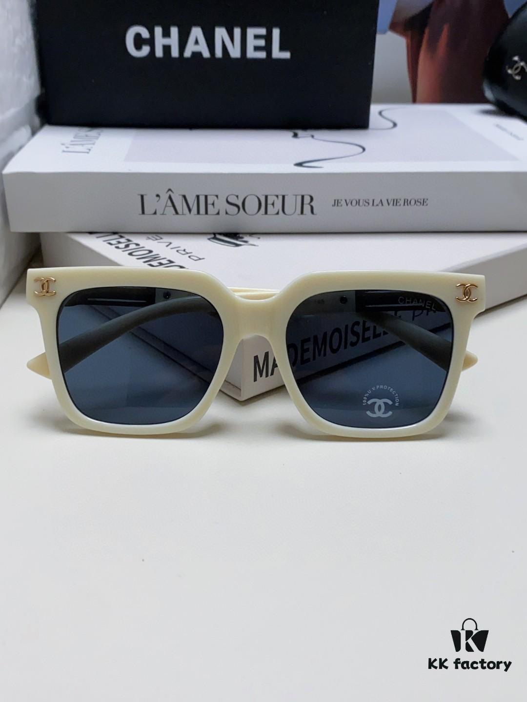 6931f7f43a89a121ed549485 Chanel 2025 New Best-Selling Square Frame Women's Sunglasses UV Protection Sun Glasses Fashionable Retro European & American Style Influencer Favorite Shades