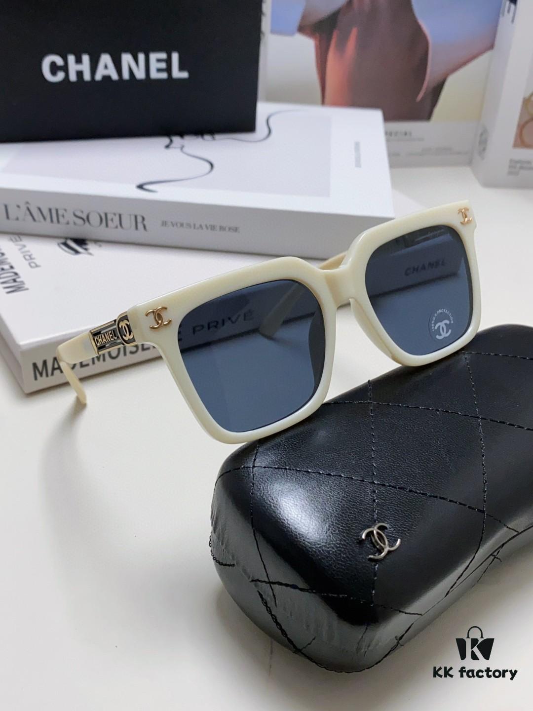 6931f7f43a89a121ed549486 Chanel 2025 New Best-Selling Square Frame Women's Sunglasses UV Protection Sun Glasses Fashionable Retro European & American Style Influencer Favorite Shades