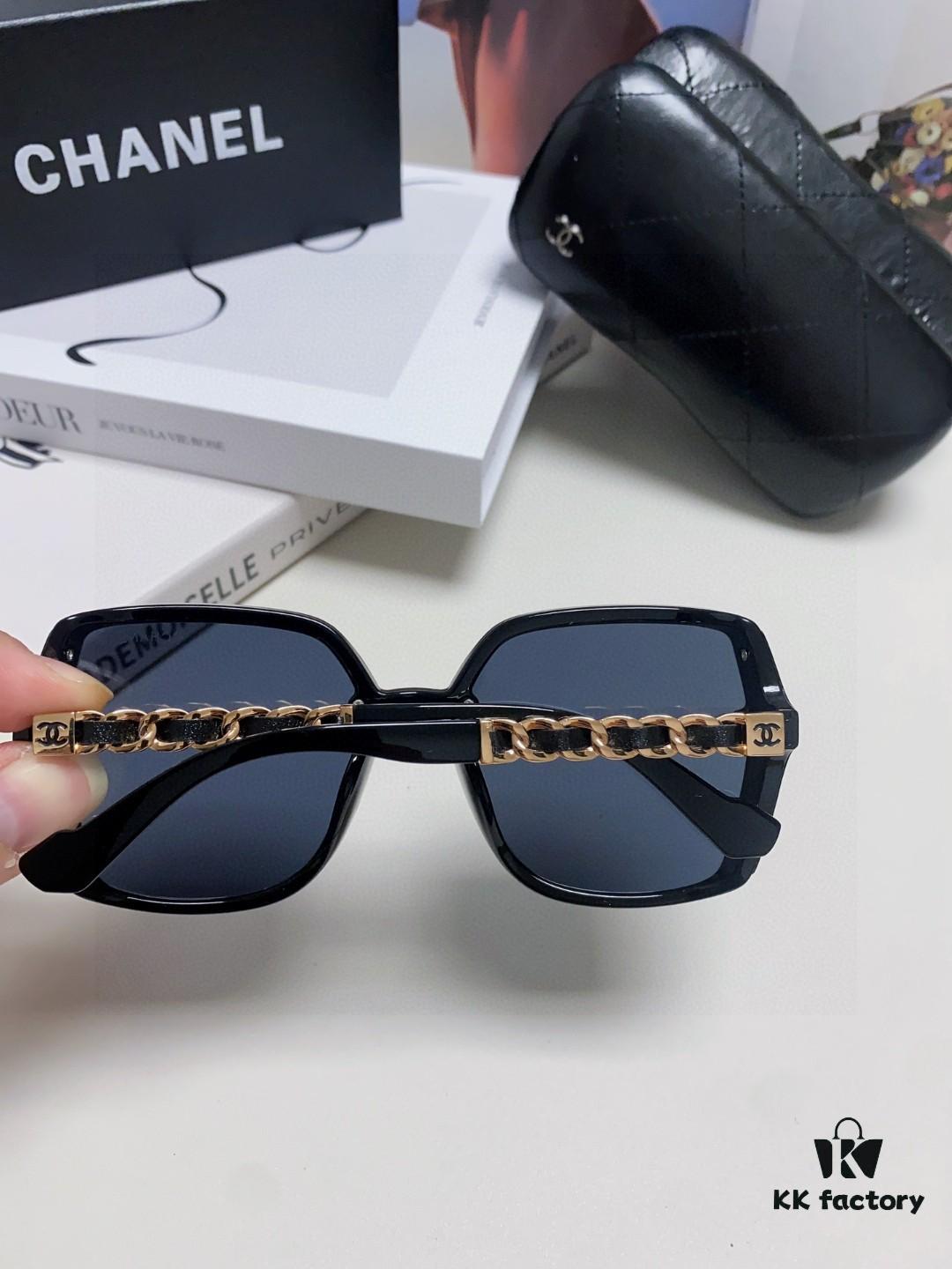 6931f7f53a89a121ed549497 Chanel New Arrival Sunglasses from Europe and America, Popular Unisex Designer Shades with Leather Chain, Stylish Sunglasses for Travel and Driving