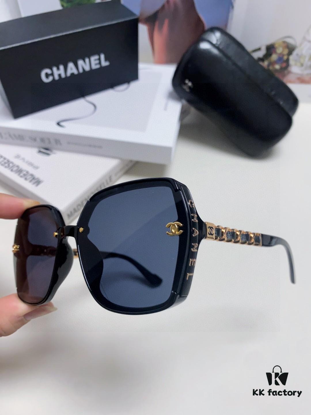 6931f7f53a89a121ed549498 Chanel New Arrival Sunglasses from Europe and America, Popular Unisex Designer Shades with Leather Chain, Stylish Sunglasses for Travel and Driving