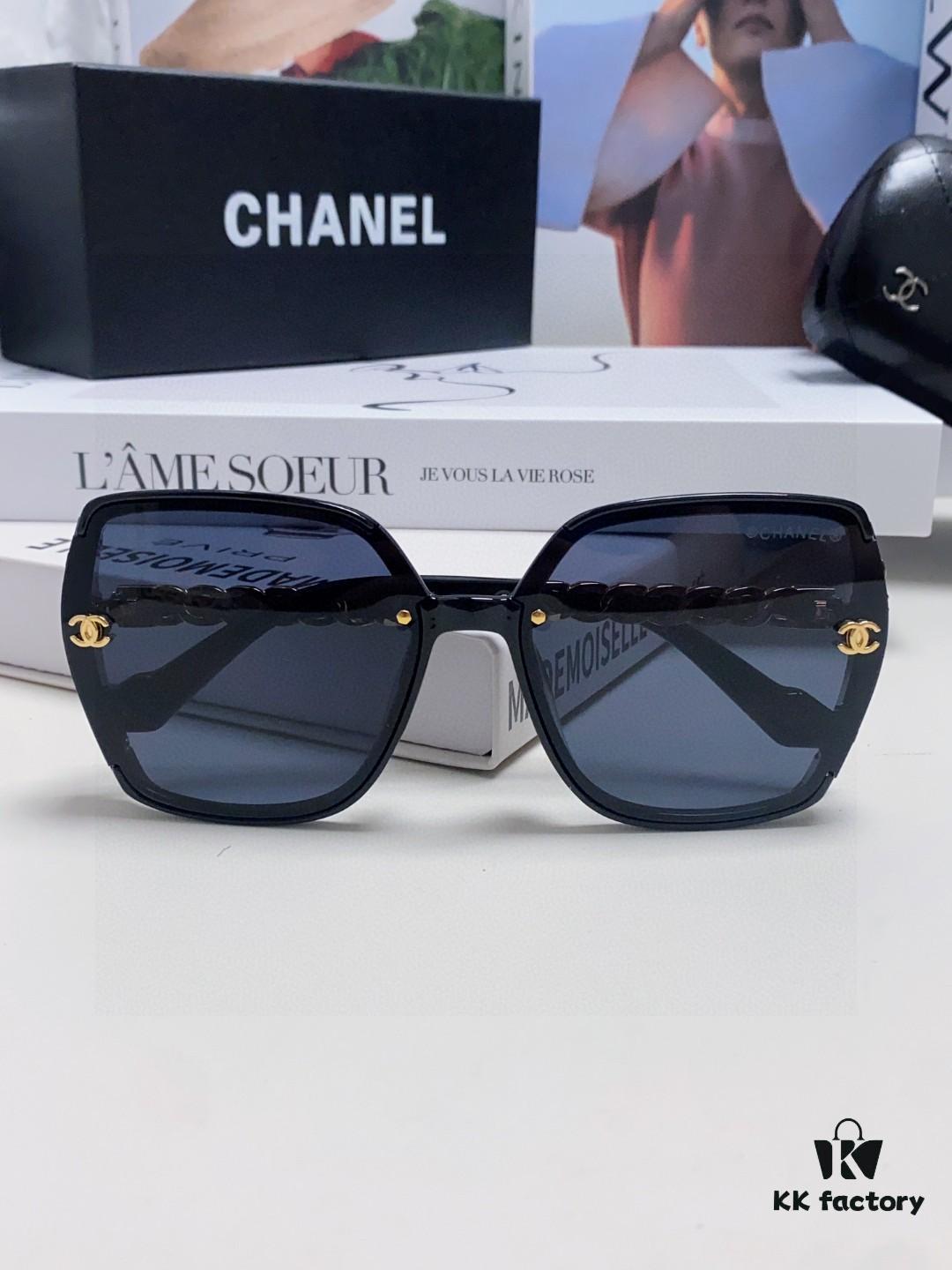 6931f7f53a89a121ed549499 Chanel New Arrival Sunglasses from Europe and America, Popular Unisex Designer Shades with Leather Chain, Stylish Sunglasses for Travel and Driving