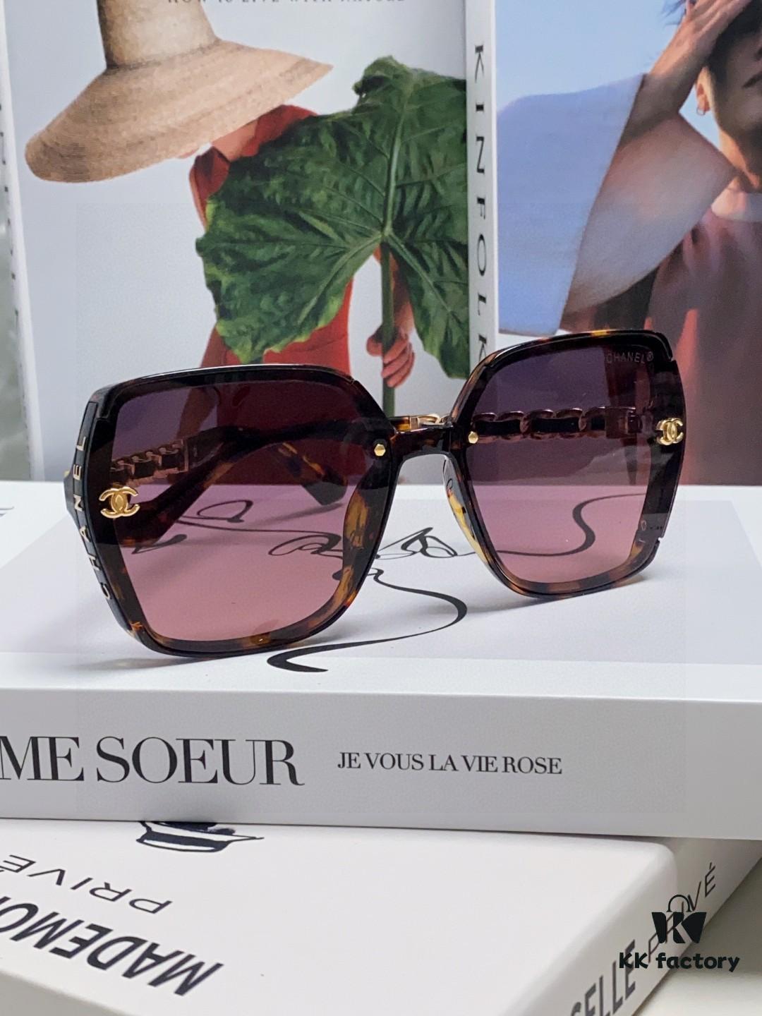 6931f7f63a89a121ed54949e Chanel New Arrival Sunglasses from Europe and the US, Popular Unisex Designer Shades, Trendy Style with Leather Chain, Suitable for Travel and Driving