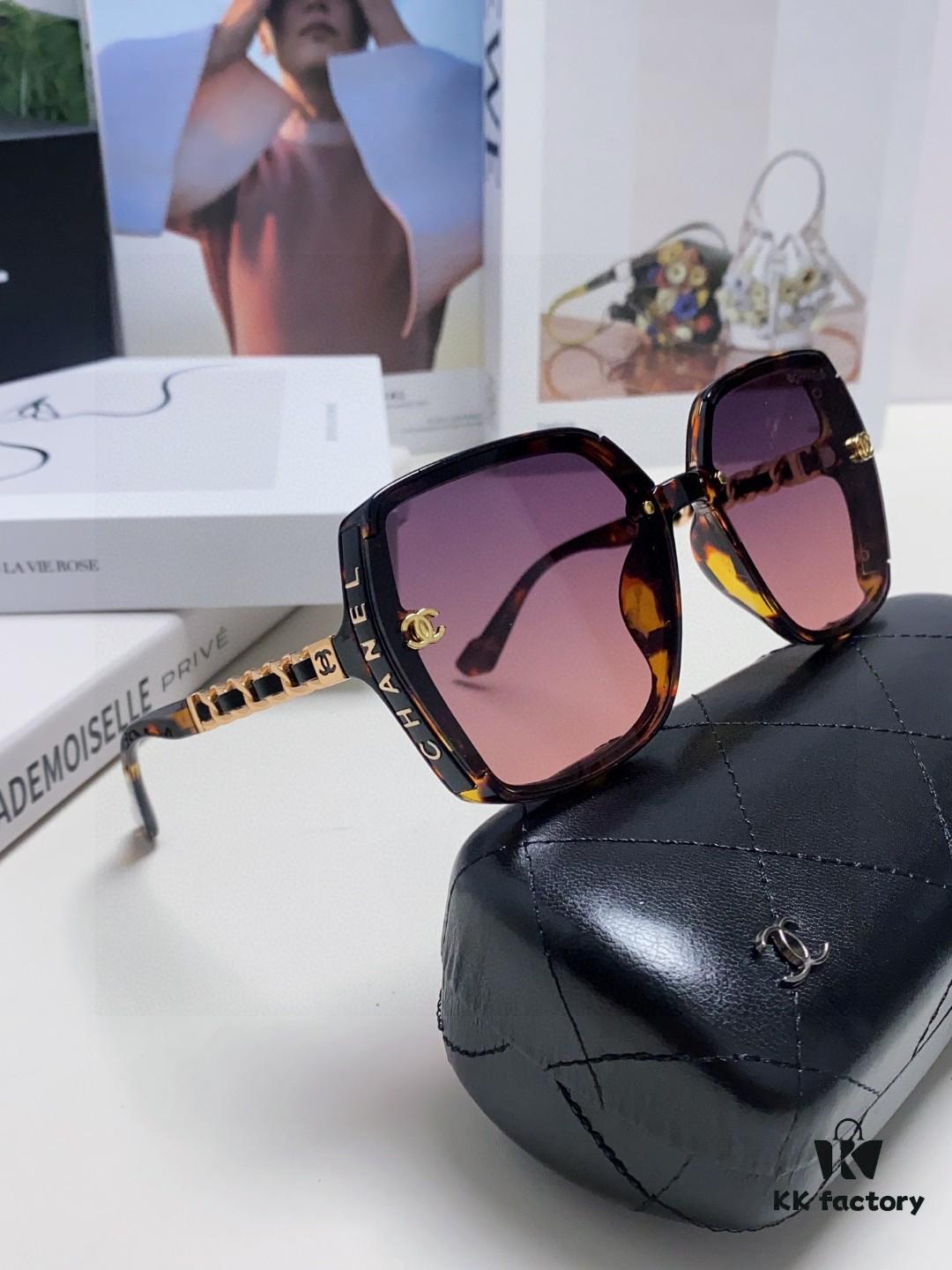 6931f7f63a89a121ed5494a4 Chanel New Arrival Sunglasses from Europe and the US, Popular Unisex Designer Shades, Trendy Style with Leather Chain, Suitable for Travel and Driving