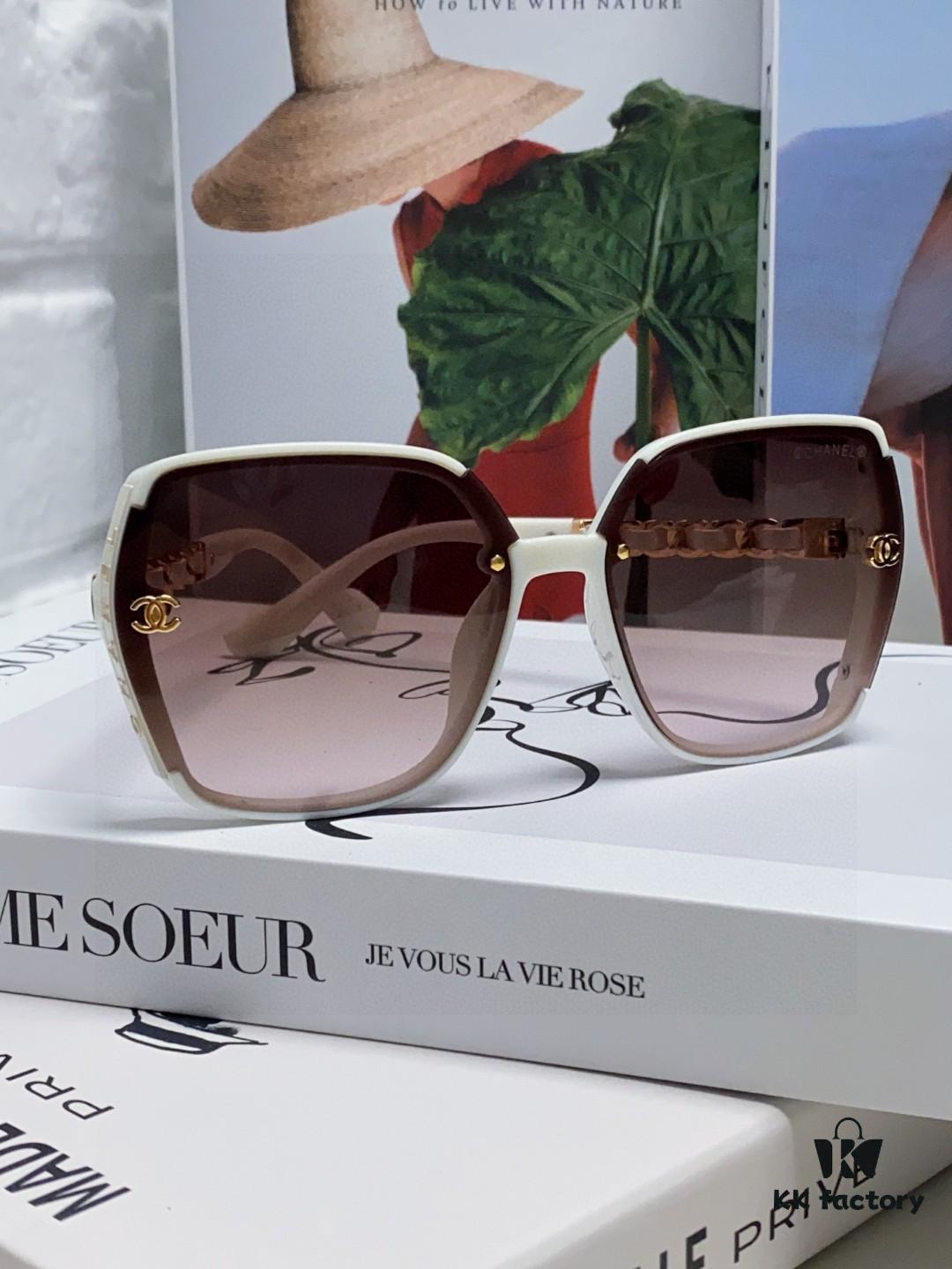 6931f7f63a89a121ed5494a8 Chanel New Arrival Unisex Sunglasses from Europe and the US, Popular C-Brand Sun Protection Glasses with Leather Chain, Stylish Design for Travel and Driving