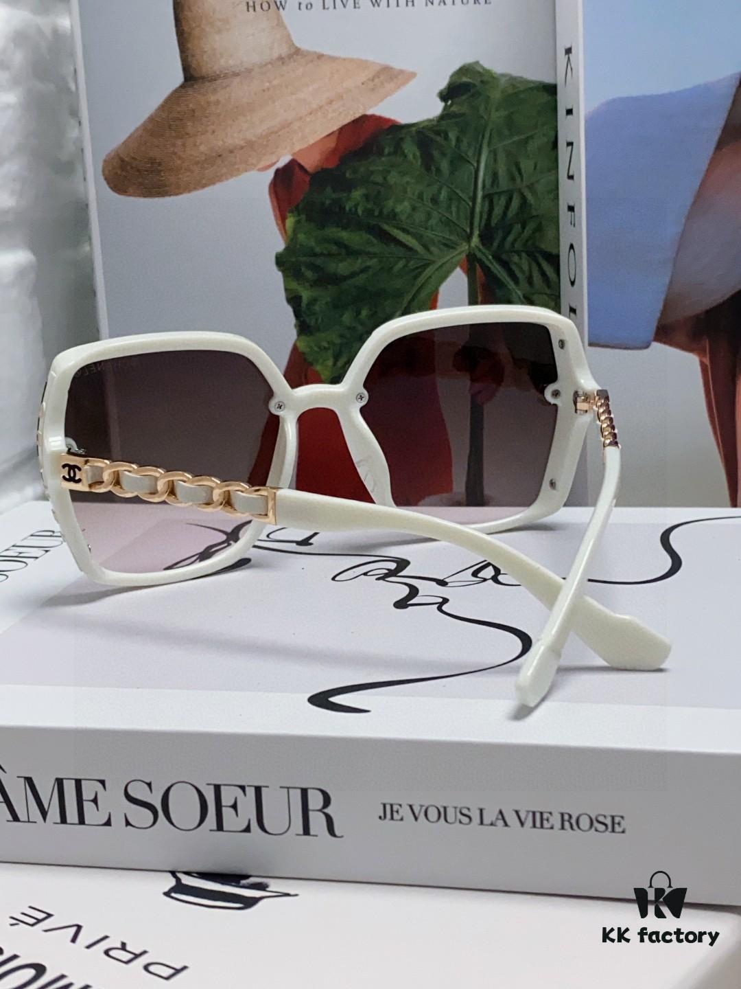 6931f7f63a89a121ed5494a9 Chanel New Arrival Unisex Sunglasses from Europe and the US, Popular C-Brand Sun Protection Glasses with Leather Chain, Stylish Design for Travel and Driving