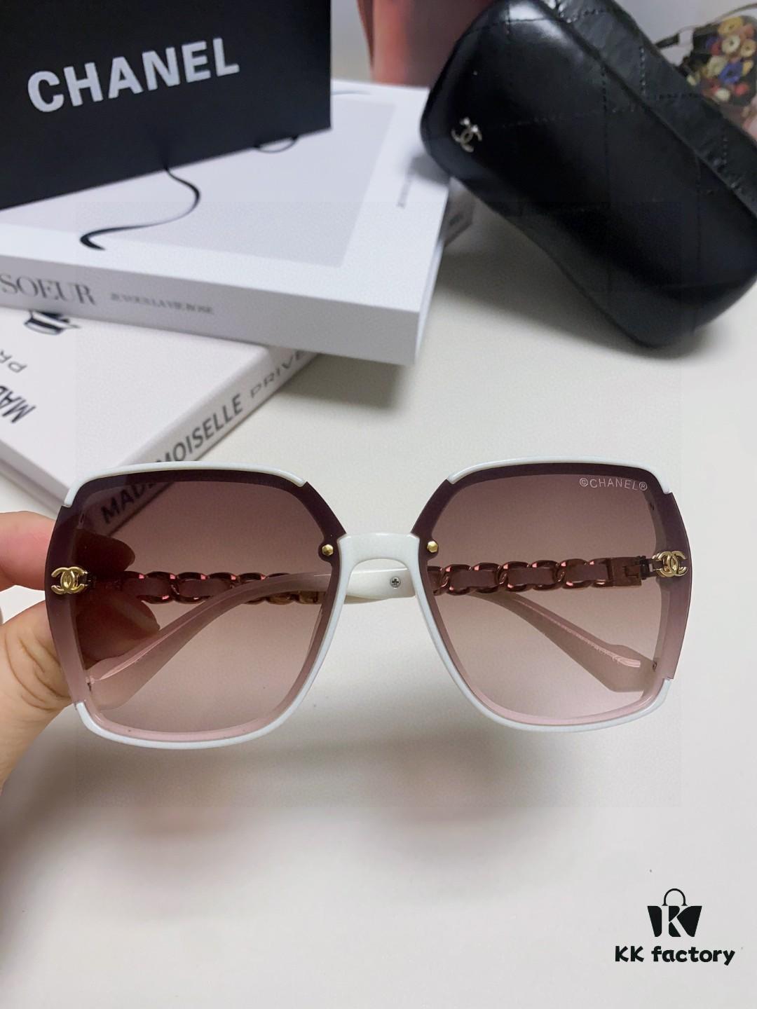 6931f7f63a89a121ed5494aa Chanel New Arrival Unisex Sunglasses from Europe and the US, Popular C-Brand Sun Protection Glasses with Leather Chain, Stylish Design for Travel and Driving