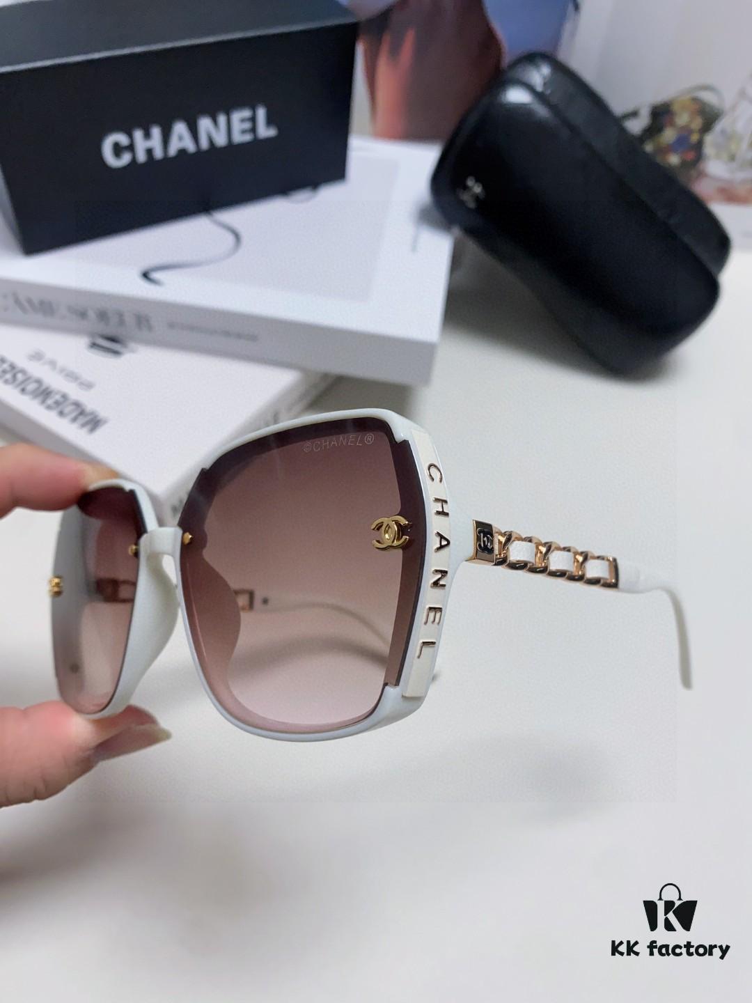 6931f7f73a89a121ed5494ac Chanel New Arrival Unisex Sunglasses from Europe and the US, Popular C-Brand Sun Protection Glasses with Leather Chain, Stylish Design for Travel and Driving