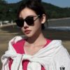 6931f8033a89a121ed54955c.jpg New CHANEL Square Sunglasses with Pearl Accents and Metallic Bridge