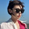 6931f8033a89a121ed54955d.jpg New CHANEL Square Sunglasses with Pearl Accents and Metallic Bridge