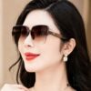 6931f8063a89a121ed54958c CHANE Chanel Volcano Rain Fashion Frameless Sunglasses Lens Top Luxury High Quality Women's Driving Sunglasses Model: CH3301