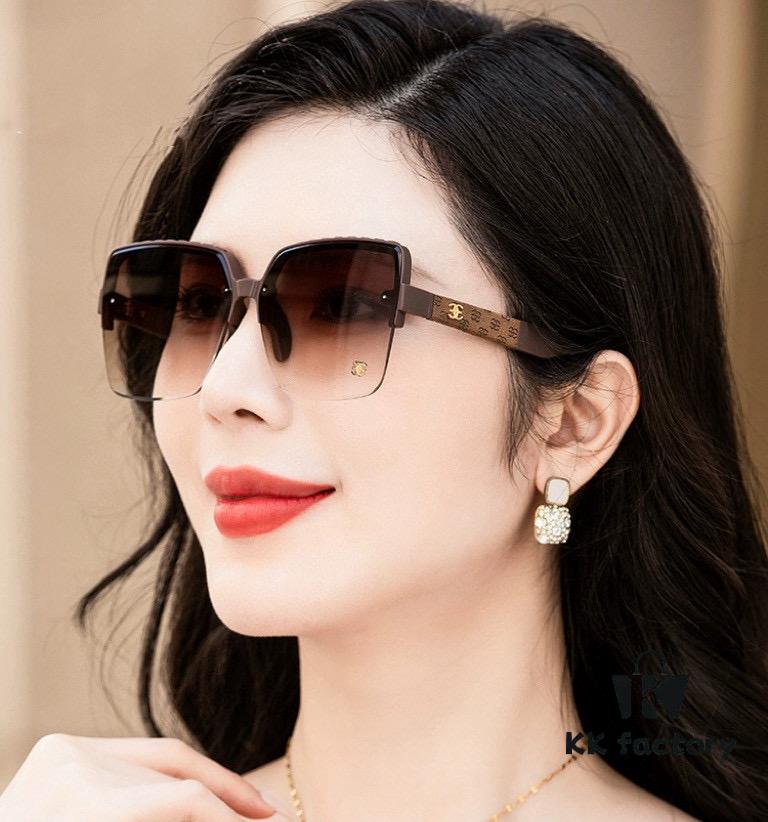 6931f8063a89a121ed54958c CHANE Chanel Volcano Rain Fashion Frameless Sunglasses Lens Top Luxury High Quality Women's Driving Sunglasses Model: CH3301