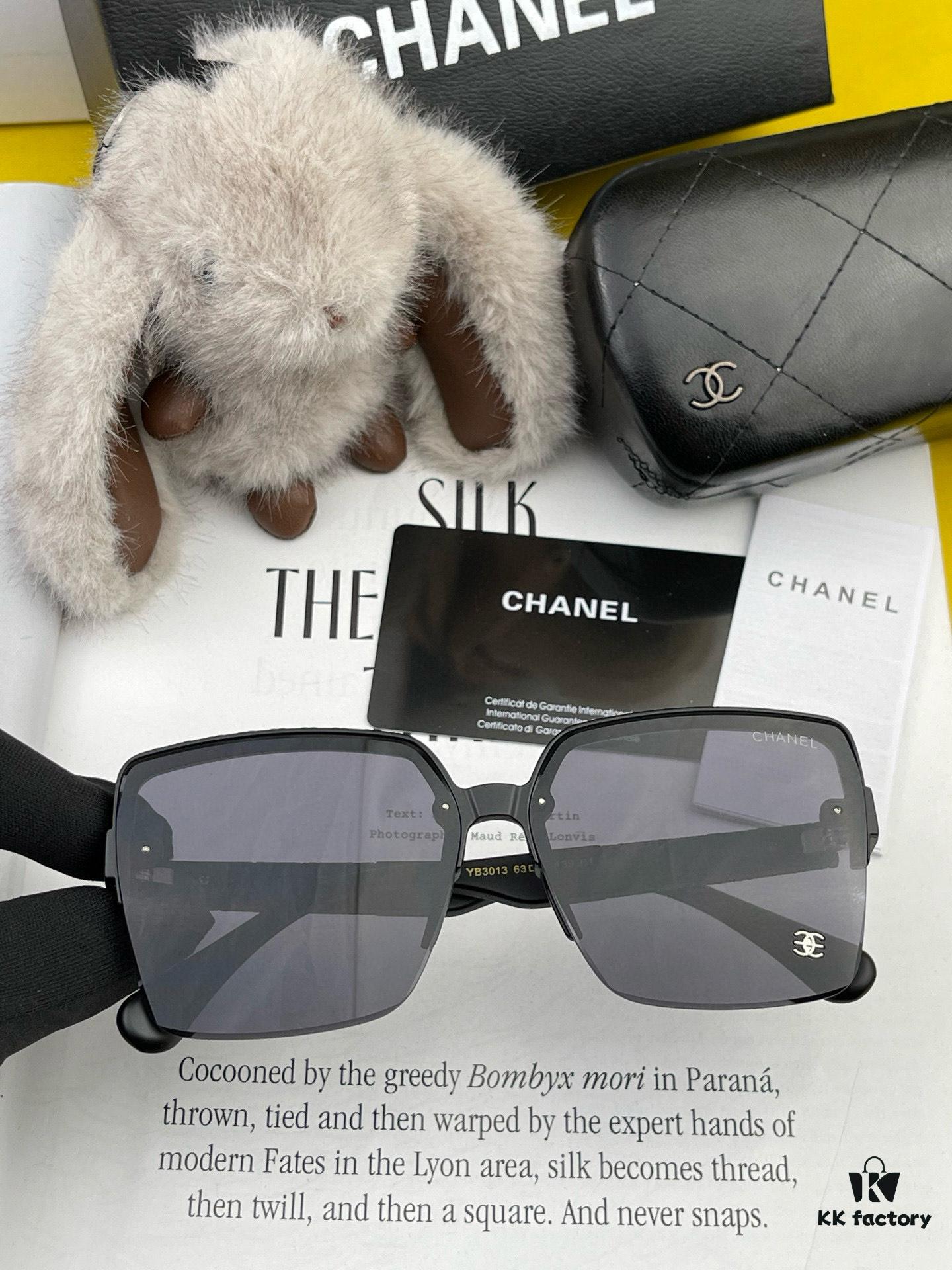 6931f8063a89a121ed54958d CHANE Chanel Volcano Rain Fashion Frameless Sunglasses Lens Top Luxury High Quality Women's Driving Sunglasses Model: CH3301