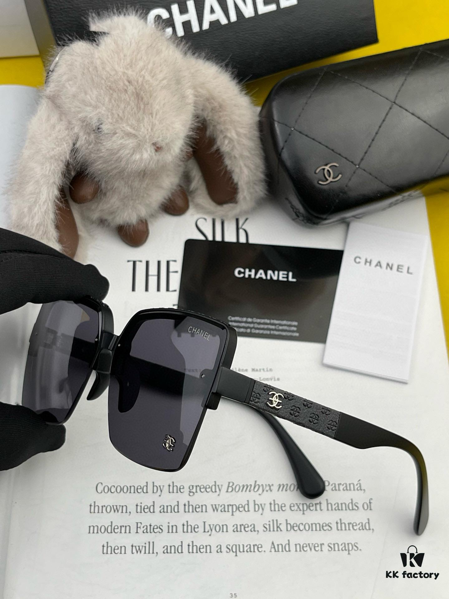 6931f8063a89a121ed54958f CHANE Chanel Volcano Rain Fashion Frameless Sunglasses Lens Top Luxury High Quality Women's Driving Sunglasses Model: CH3301