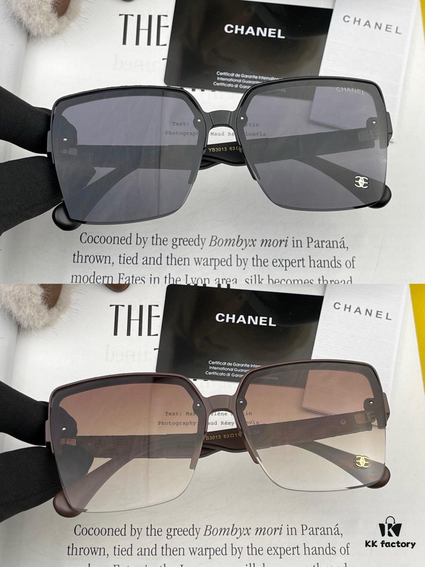 6931f8063a89a121ed549592 CHANE Chanel Volcano Rain Fashion Frameless Sunglasses Lens Top Luxury High Quality Women's Driving Sunglasses Model: CH3301