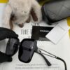 CHANEL 2025 New Arrival Camellia Fashion Best-Selling Round Frame HD Polarized Sunglasses, Comfortable Wear, Influencer Popular Style