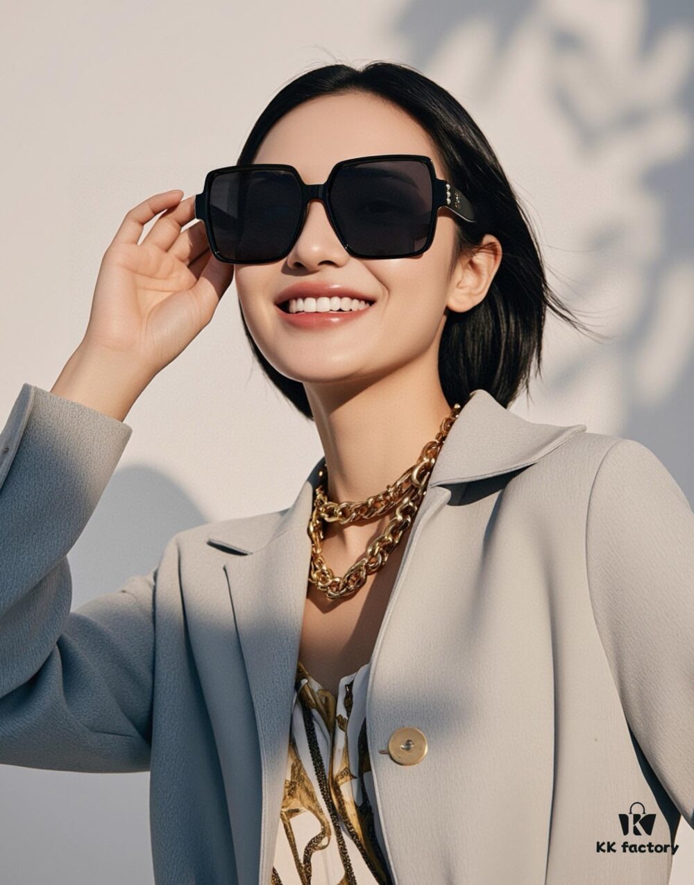 6931f8073a89a121ed54959c CHANEL 2025 New Arrival Trendy Fashion Square Frame Sunglasses, Comfortable Fit, Influencer-Approved Women's HD Thick Polarized Sunglasses 🕶️ High-Quality TR Frame ♥️♥️ Model CH8250