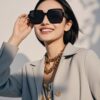6931f8073a89a121ed54959c CHANEL 2025 New Arrival Trendy Fashion Square Frame Sunglasses, Comfortable Fit, Influencer-Approved Women's HD Thick Polarized Sunglasses 🕶️ High-Quality TR Frame ♥️♥️ Model CH8250