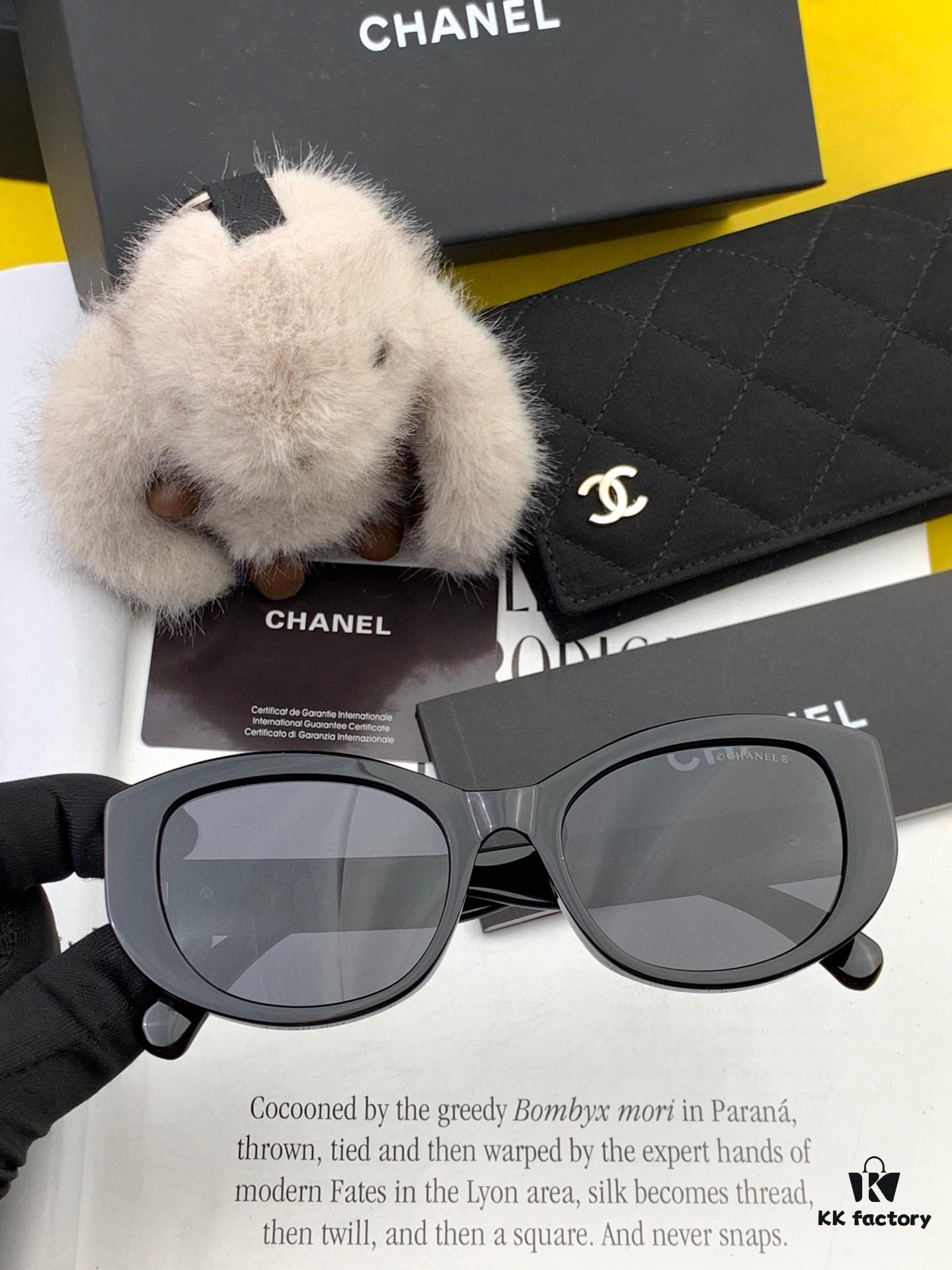 6931f8083a89a121ed5495a7 CHANEL 2025 New Arrival Trendy Round Frame Sunglasses for Women, High-Definition Thick Polarized UV Protection Shades, Comfortable Wear, Influencer Favorite Style 🕶️ 🎉 Premium TR Frame ♥️♥️ Model CH3991