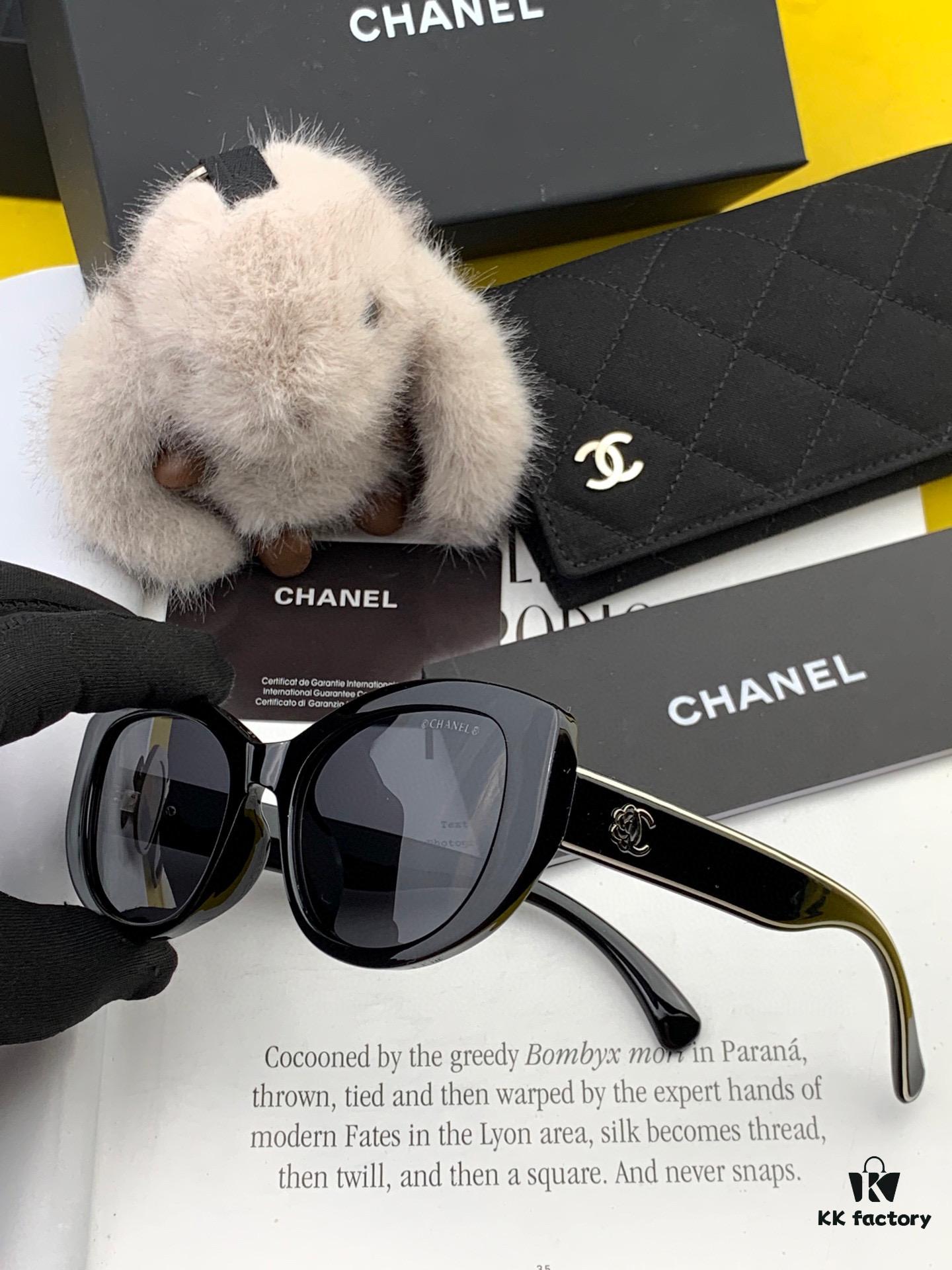 6931f8083a89a121ed5495a9 CHANEL 2025 New Arrival Trendy Round Frame Sunglasses for Women, High-Definition Thick Polarized UV Protection Shades, Comfortable Wear, Influencer Favorite Style 🕶️ 🎉 Premium TR Frame ♥️♥️ Model CH3991