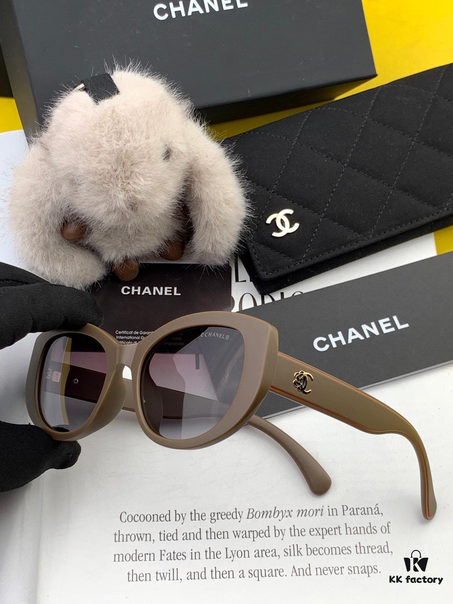 6931f8083a89a121ed5495aa CHANEL 2025 New Arrival Trendy Round Frame Sunglasses for Women, High-Definition Thick Polarized UV Protection Shades, Comfortable Wear, Influencer Favorite Style 🕶️ 🎉 Premium TR Frame ♥️♥️ Model CH3991