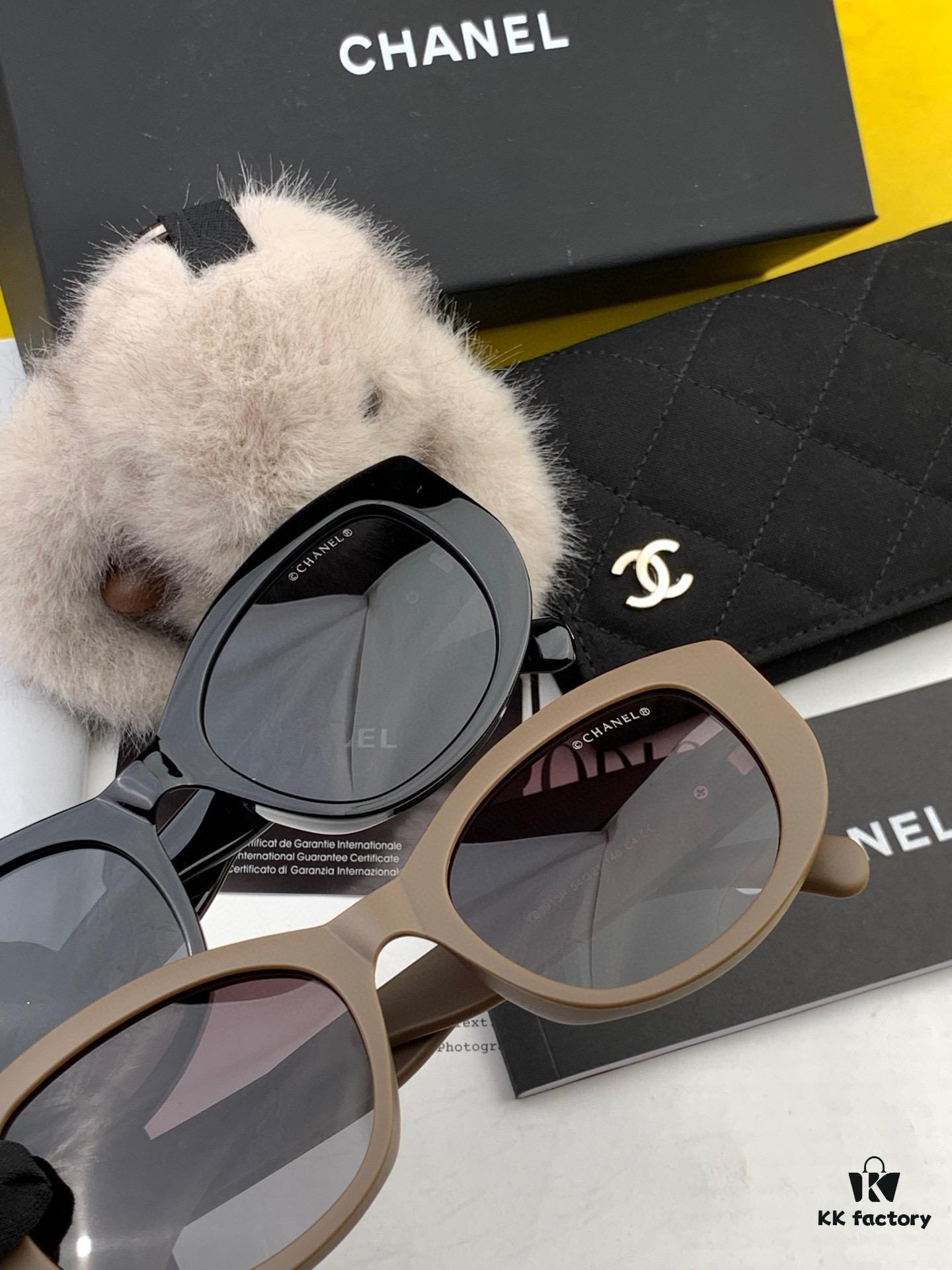 6931f8083a89a121ed5495ab CHANEL 2025 New Arrival Trendy Round Frame Sunglasses for Women, High-Definition Thick Polarized UV Protection Shades, Comfortable Wear, Influencer Favorite Style 🕶️ 🎉 Premium TR Frame ♥️♥️ Model CH3991