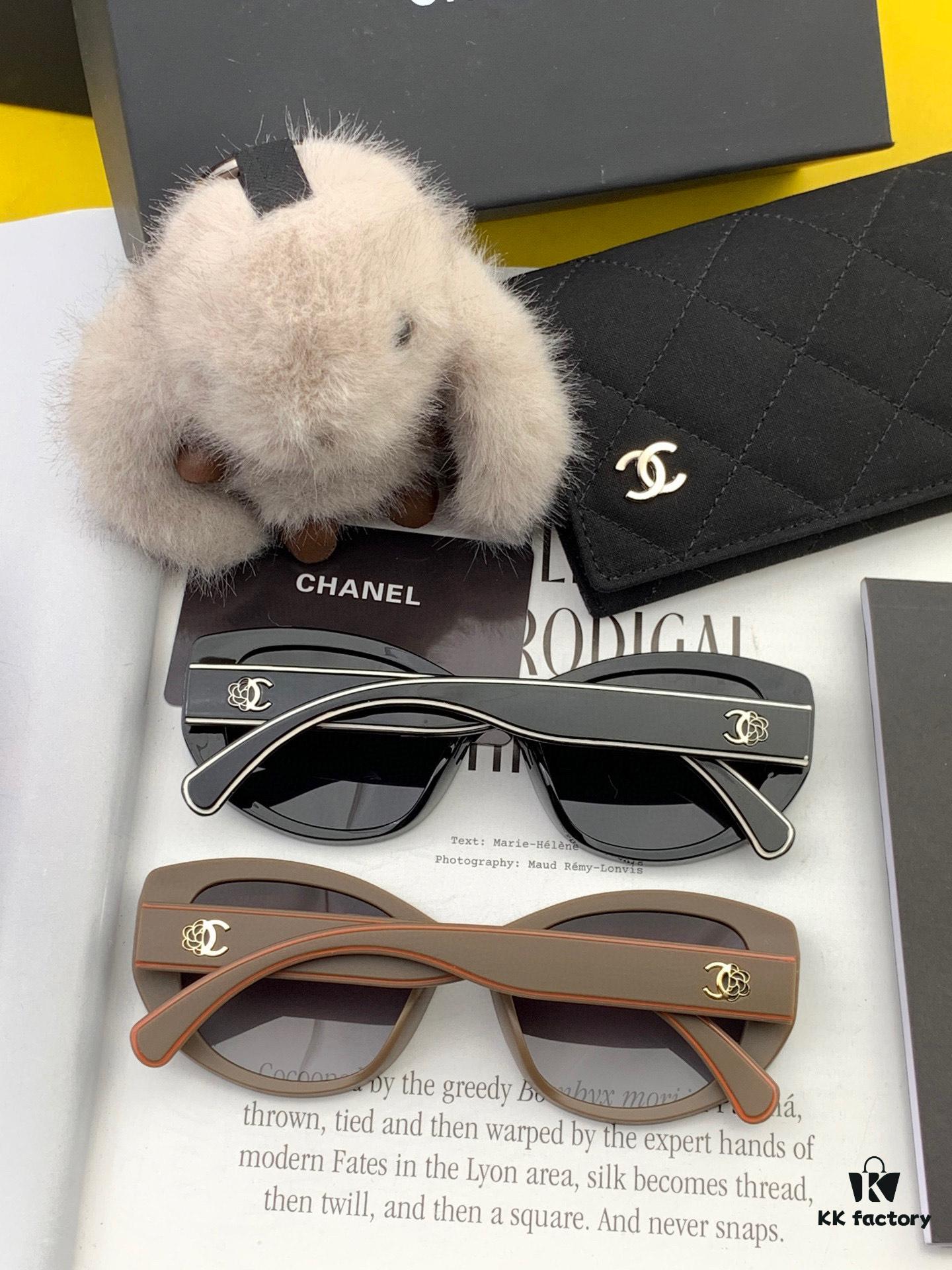 6931f8083a89a121ed5495ac CHANEL 2025 New Arrival Trendy Round Frame Sunglasses for Women, High-Definition Thick Polarized UV Protection Shades, Comfortable Wear, Influencer Favorite Style 🕶️ 🎉 Premium TR Frame ♥️♥️ Model CH3991