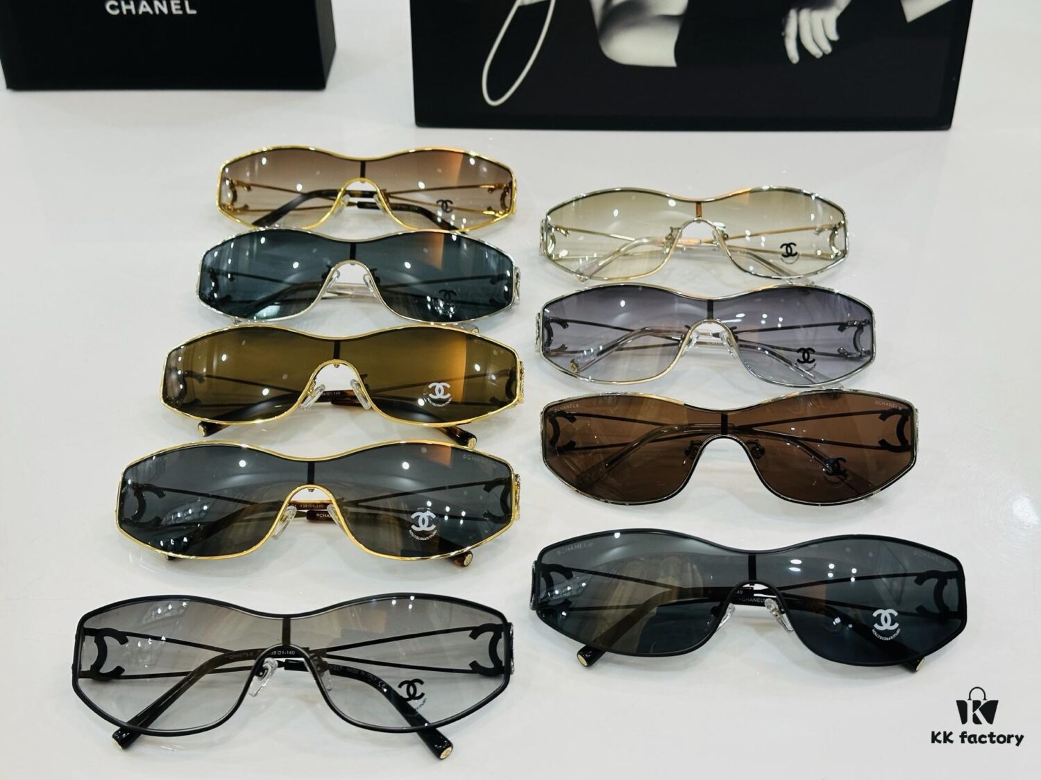 6931f80d3a89a121ed5495f5 CHANE*/Xiangjia MODEL: CH4073-B Size: 138□1-140 Fashion Sunglasses