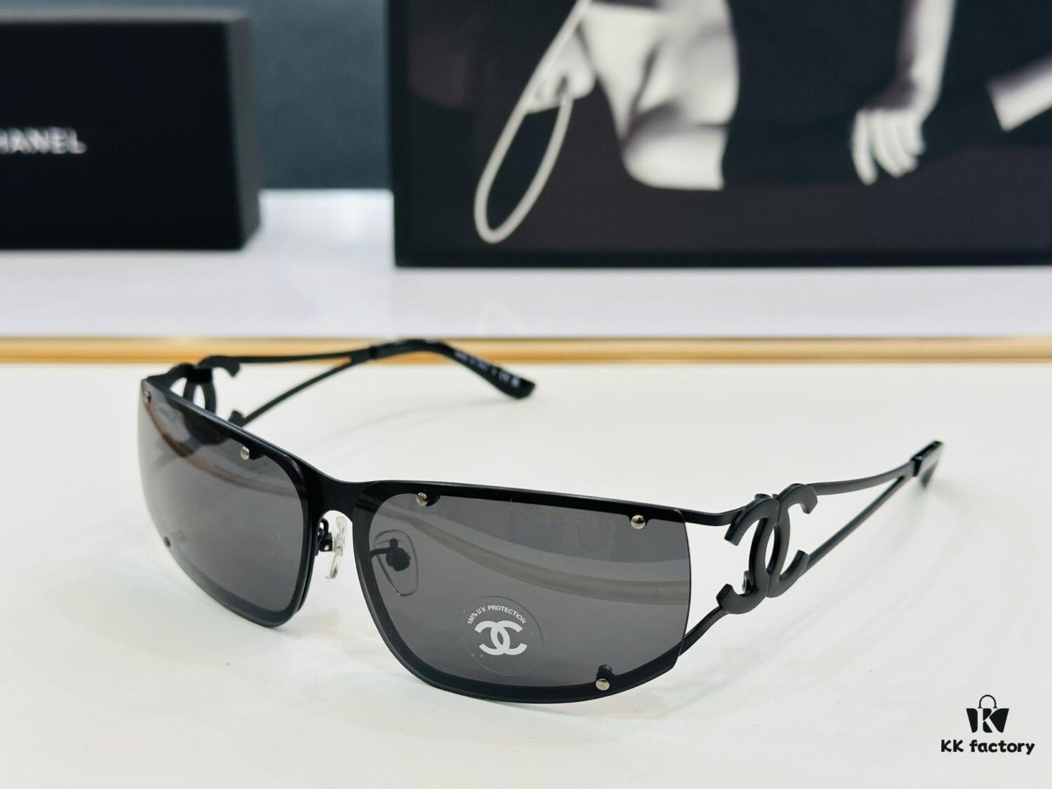 6931f80e3a89a121ed5495ff CHANE* Xiangjia MODEL: CH9520 Size: 64□11-120 B Sunglasses