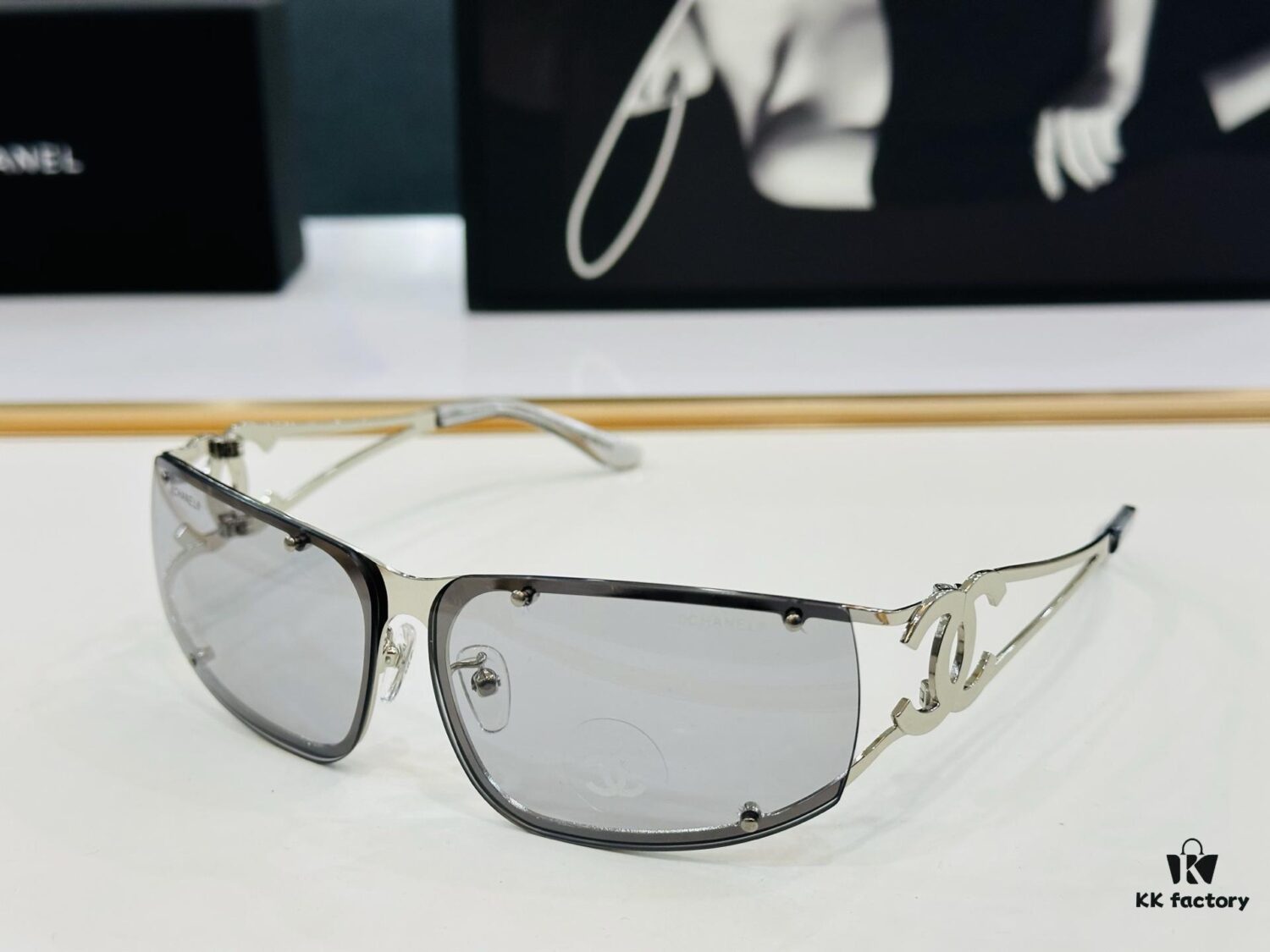 6931f80e3a89a121ed549601 CHANE* Xiangjia MODEL: CH9520 Size: 64□11-120 B Sunglasses