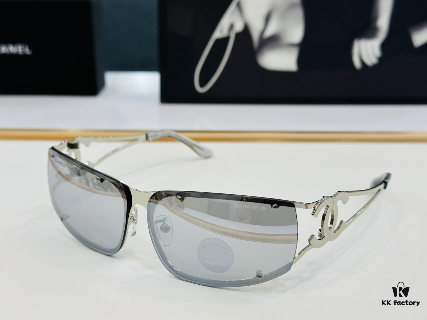 6931f80e3a89a121ed549603 CHANE* Xiangjia MODEL: CH9520 Size: 64□11-120 B Sunglasses