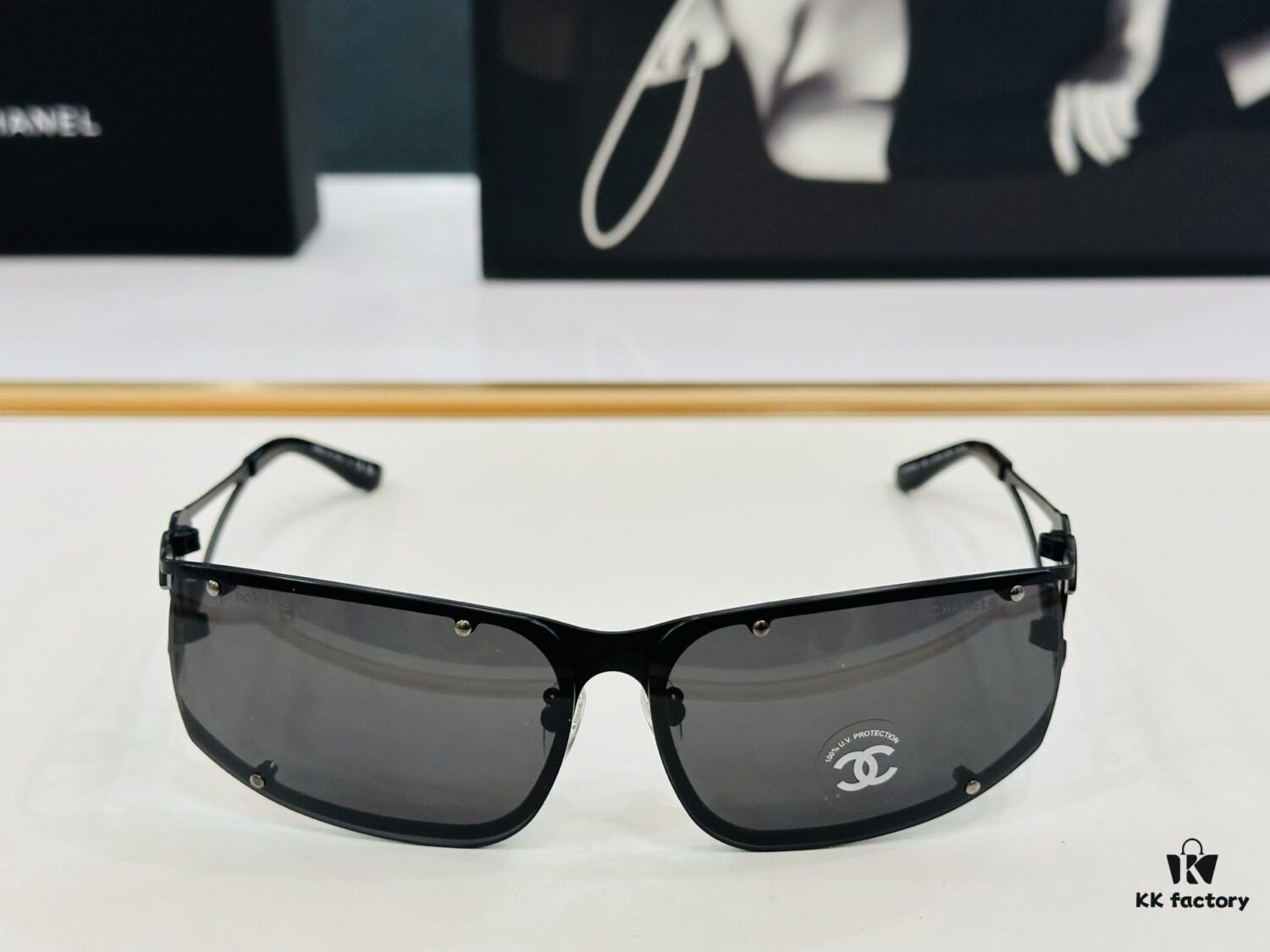 6931f80e3a89a121ed549605 CHANE* Xiangjia MODEL: CH9520 Size: 64□11-120 B Sunglasses