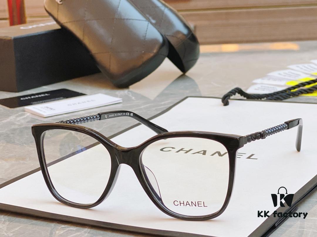 CHANE* New Optical Frame, Model: 3441, Size: 54-18-145, Square-frame Eyeglasses for Myopia