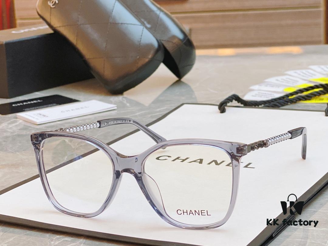 CHANE* New Optical Frame, Model: 3441, Size: 54-18-145, Square-frame Eyeglasses for Myopia