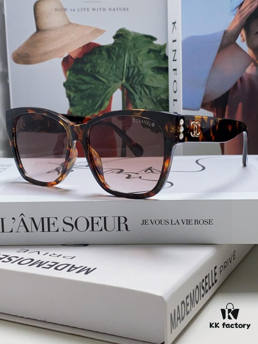 6931f8123a89a121ed549640 Chanel Pearl Sunglasses for Women, New Model with Double C Polarized Lenses, Celebrity-Favorite Sun Glasses, Fashionable and Popular Eyewear