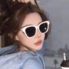 6931f8133a89a121ed54964a Chanel Pearl Sunglasses for Women, New Double C Polarized Celebrity Cat-eye Sun Glasses, Fashionable Popular Style