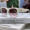 6931f8133a89a121ed54964b Chanel Pearl Sunglasses for Women, New Double C Polarized Celebrity Cat-eye Sun Glasses, Fashionable Popular Style